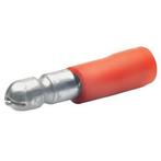 Kogel kabelschoen rood 4mm (man) voor draad  0,5-1,5mm2, Doe-het-zelf en Verbouw, Elektra en Kabels, Nieuw, Stekker, Verzenden