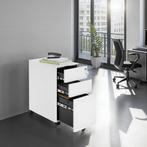 Archiefkast Parvus, 2 lades, 1 hangmappenkast - wit, Huis en Inrichting, Kasten | Roldeurkasten en Archiefkasten, Verzenden, Nieuw