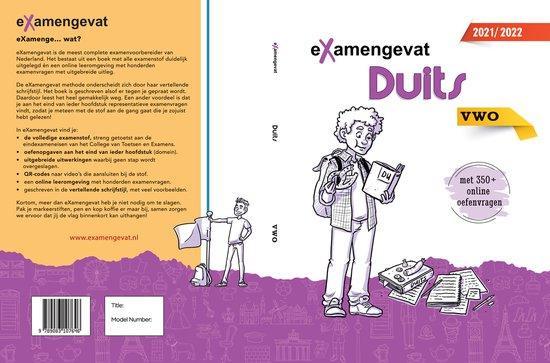 eXamengevat - Duits VWO 9789083107646 eXamengevat, Boeken, Schoolboeken, Zo goed als nieuw, Verzenden