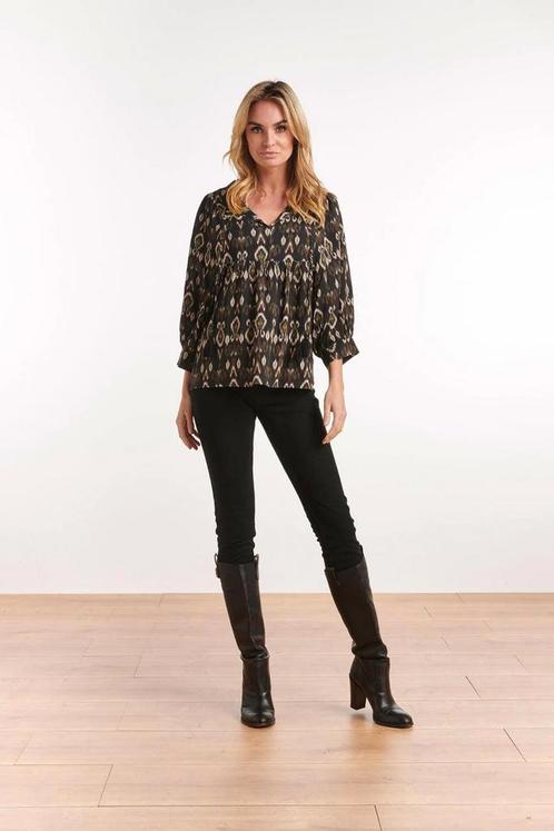 -60% Smashed Lemon  Smashed Lemon 22621 bohemian top aztec p, Kleding | Dames, Blouses en Tunieken, Nieuw, Verzenden
