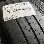 2 x Bridgestone Duravis 215-75-16 C Zomerbanden 6mm, Auto-onderdelen, Banden en Velgen, 16 inch, Ophalen of Verzenden, Band(en)