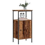 vidaXL Nachtkastjes 2 st 41x31x80 cm bewerkt hout oud, Verzenden, Nieuw, Hout