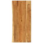 vidaXL Wastafelblad 114x52x2,5 cm massief acaciahout, Doe-het-zelf en Verbouw, Verzenden, Nieuw