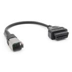 Polaris 6-pins OBD – 16-pins OBD2 Verloopkabel | Quad, Verzenden, Nieuw