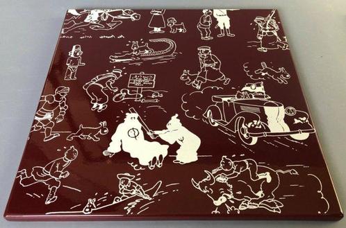 Emaillerie Belge - Tintin - 2x plaques émaillées - Pages de, Boeken, Strips | Comics