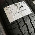 2 x Michelin Agilis Alpin 215-60-17 Winterbanden 7mm, Auto-onderdelen, Banden en Velgen, 17 inch, Band(en), Personenwagen, Gebruikt