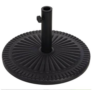 Nieuwe Parasolvoet Zwart – Decoratieve Parasolstandaard 15kg beschikbaar voor biedingen