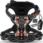 Reflecterende Hondentuigje - Hondenharnas - Beige - M - LOVP, Verzenden, Zo goed als nieuw