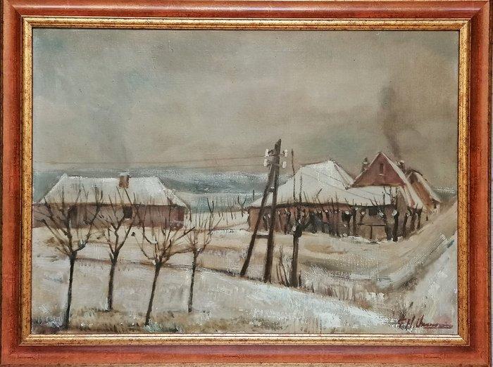 Franciscus Hendrik VERPOORTEN (1924-1997) - Winter in, Antiek en Kunst, Kunst | Schilderijen | Klassiek