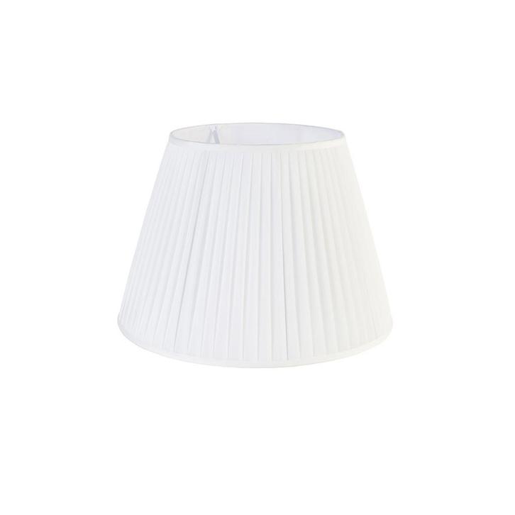 Plisse lampenkap wit rond schuin 45/27/30, Huis en Inrichting, Lampen | Lampenkappen, 25 tot 50 cm, Rond, Crème, Nieuw