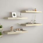 Eiken Wandplanken 50cm vidaXL - 4 stuks | Tweedekansje |..., Huis en Inrichting, Ophalen of Verzenden, Nieuw