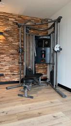 Krachtstation homegym Life Fitness G7 Incl Bench Compact!, Sport en Fitness, Ophalen of Verzenden, Zo goed als nieuw, Metaal, Krachtstation