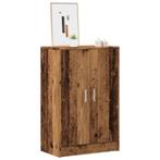 vidaXL Schoenenkast 60x35x92 cm bewerkt hout oud houtkleurig, Verzenden, Nieuw