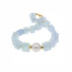 Zonder minimumprijs - Armband - 18 karaat Geel goud Parel -, Nieuw