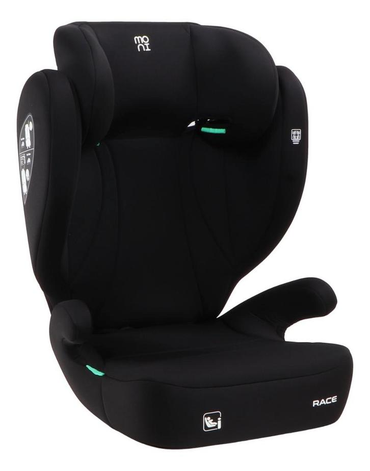 Moni Race Cosmo Black 100-150 cm i-Size Autostoel AB815B, Kinderen en Baby's, Autostoeltjes, Nieuw, Autogordel, 15 t/m 36 kg, Verzenden