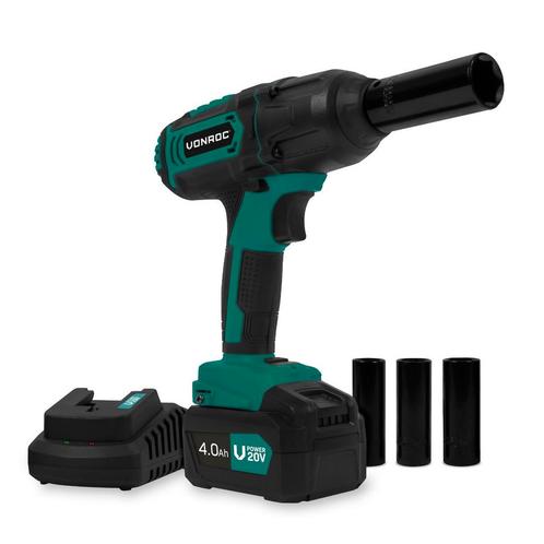 Accu slagmoersleutel 20V – 4 standen: 100/200/300/400Nm –, Doe-het-zelf en Verbouw, Gereedschap | Handgereedschap, Nieuw, Verzenden