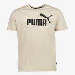 Puma Essentials Big Logo heren sport T-shirt beige maat M, Nieuw, Verzenden