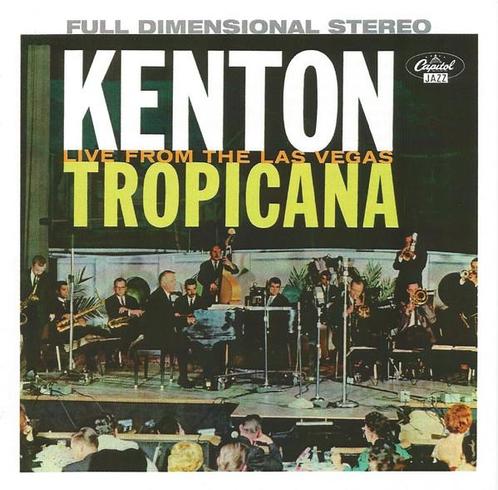 cd - Stan Kenton - Kenton Live From The Las Vegas Tropicana, Cd's en Dvd's, Cd's | Overige Cd's, Zo goed als nieuw, Verzenden