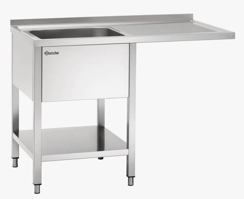 Bartscher Spoeltafel | RVS | 1 spoelbak | 120 x 70 x 85 cm, Zakelijke goederen, Horeca | Meubilair en Inrichting, Verzenden