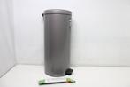 Brabantia NewIcon Prullenbak - 30 liter - Platinum, Huis en Inrichting, Woonaccessoires | Prullenbakken, Verzenden, Zo goed als nieuw