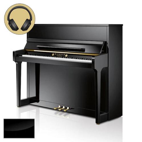 Wilhelm Schimmel W 118T TwinTone SP messing silent piano, Muziek en Instrumenten, Piano's