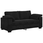 Loveseat Zwart Fluwelen Bank 140cm | Retourdeal | 40% Kor..., Huis en Inrichting, Banken | Bankstellen, 150 tot 200 cm, 75 tot 100 cm
