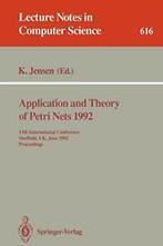 Application and Theory of Petri Nets 1992 : 13t. Jensen,, Zo goed als nieuw, Verzenden, Jensen, Kurt