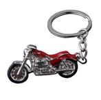 Sleutelhanger Zilveren Motor met Rood, Motoren, Kleding | Motorkleding, Verzenden, Nieuw met kaartje