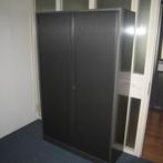 (MDK-100422) Ahrend roldeurkast 195 cm hoog donkergrijs, Ophalen of Verzenden, Gebruikt