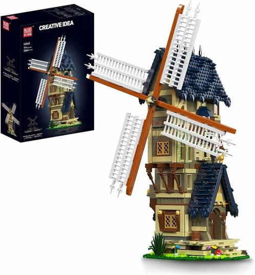 Mould King 10060 Windmolen (Gebouwen - Architectuur), Kinderen en Baby's, Speelgoed | Bouwstenen, Nieuw, Verzenden