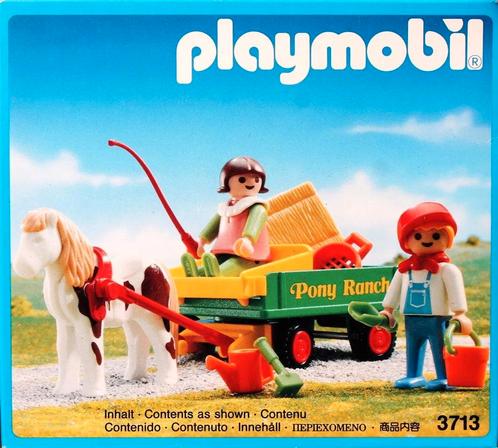 Playmobil Kinder Pony Koets - 3713 (Nieuw), Kinderen en Baby's, Speelgoed | Playmobil, Nieuw, Verzenden