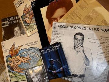 Leonard Cohen - 4 Record and 1dvd live, 1 cd And 1 book of