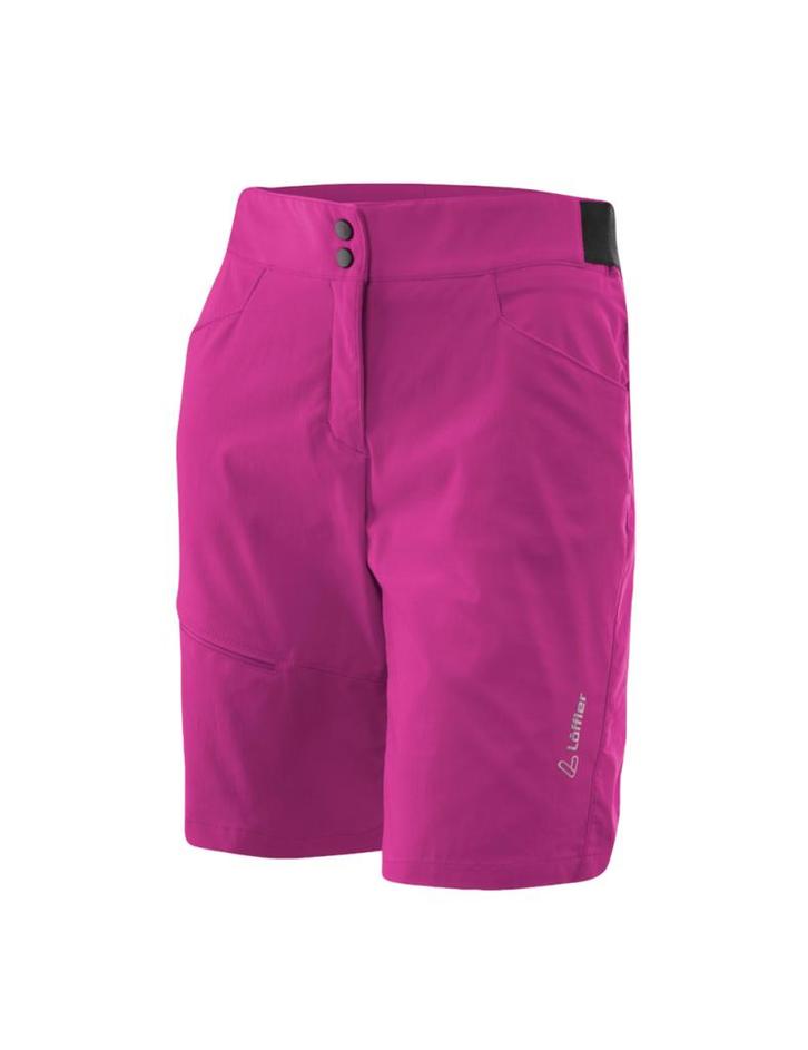 Loeffler fietsbroek kort W Bike Shorts Comfort - E CSL vo..., Kleding | Dames, Broeken en Pantalons, Paars, Nieuw, Verzenden
