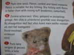 Zuivere scheerwol donkerbruin 50gr Scheerwol, Ophalen of Verzenden, Nieuw