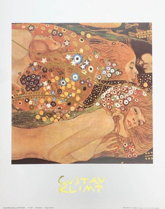 Gustav Klimt (1862-1918) - Die Wasserschlangen II, 1907 -, Antiek en Kunst, Kunst | Tekeningen en Foto's