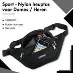 Heuptasje Dames Heren Fanny Pack Buideltasje Nylon, Verzenden, Nieuw, Zwart, Overige merken