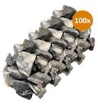 100 x 10kg Siersteen Premium Zebra 30-40mm