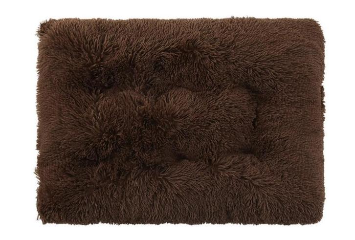 Fluffy-Hondenkussen Maat L 109x72cm Choco (hondenmand), Dieren en Toebehoren, Hondenmanden, Nieuw, Overige, Ophalen of Verzenden