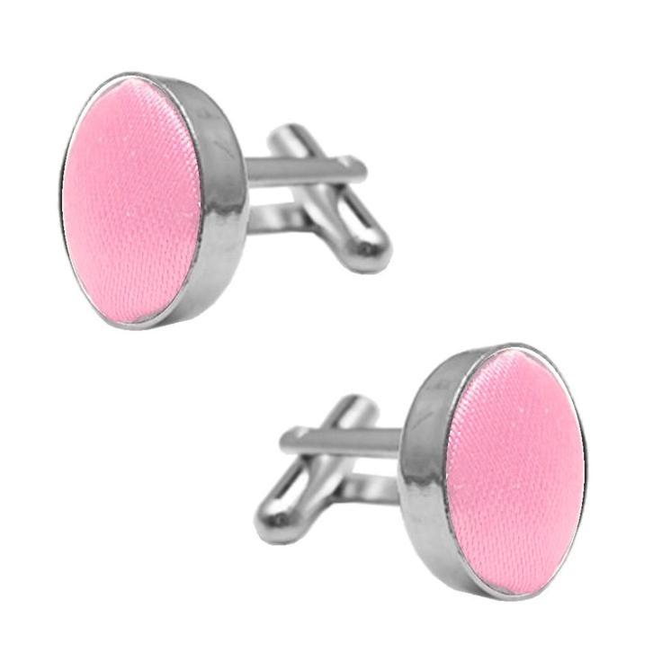 Fako Bijoux - Manchetknopen - Staal & Zijde - Ø 16mm -, Sieraden, Tassen en Uiterlijk, Manchetknopen, Verzenden