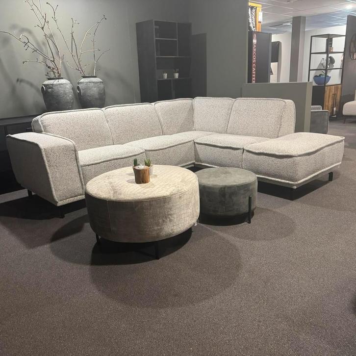 Actie! Hoekbank Niconelle | Div kleuren/opst | Nu €1499,-, Huis en Inrichting, Banken | Bankstellen, 250 tot 300 cm, 75 tot 100 cm