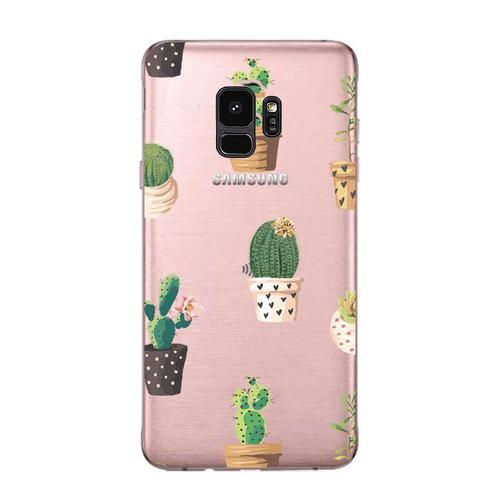 Galaxy S9 Plus Soft TPU Hoesje Cactus Print, Telecommunicatie, Mobiele telefoons | Hoesjes en Frontjes | Samsung, Nieuw, Ophalen of Verzenden