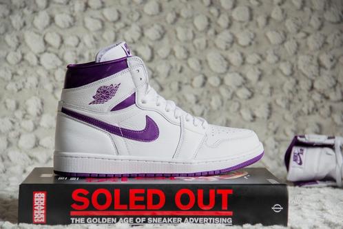 Nike Air Jordan 1 High Court Purple (W) - 38, Kleding | Dames, Schoenen, Sneakers of Gympen, Nieuw, Ophalen of Verzenden