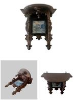 Wandrek - Aardewerk, Hout - Neo-gotische stijl, Antiek en Kunst, Curiosa en Brocante