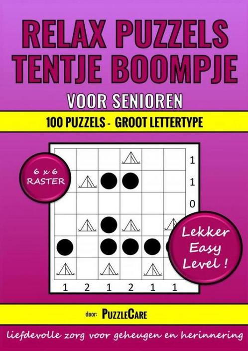 9789403720210 Relax Puzzels: Tentje Boompje voor Senioren..., Boeken, Gezondheid, Dieet en Voeding, Nieuw, Verzenden