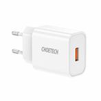 NIEUW: Draadloze oplader pad 10W wit met USB stekker, Ophalen of Verzenden, Nieuw