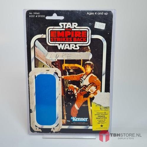 Vintage Star Wars Cardback Luke X-Wing Pilot 41 back Clip..., Verzamelen, Star Wars, Actiefiguurtje, Zo goed als nieuw, Verzenden