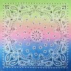 Haarband Bandana Zakdoek Paisley Print Pastel Roze Groen ..., Nieuw, Verzenden