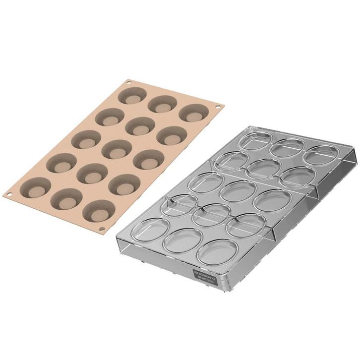 Silikomart Siliconen Kit Bonbon Ice (15) Ø4,4cm**, Hobby en Vrije tijd, Taarten en Cupcakes maken, Nieuw, Verzenden