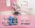 Gamingstoel met Massage, Verwarming, Voetsteun en Comfort, Huis en Inrichting, Stoelen, Verzenden, Nieuw, Stof