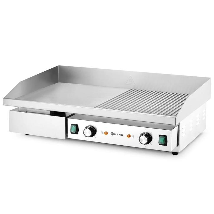 Bak-/Grillplaat | BudgetLine | Elektrisch | Glad/Gegroefd, Zakelijke goederen, Horeca | Keukenapparatuur, Nieuw in verpakking
